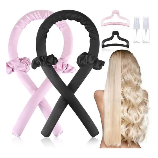 Heatless Hair Curler Heatless Curls Headband - Heatless Curling Rod Headband Heatless Hair Curlers for Long Hair Curler No Heat Curling Headband Heatless Curlers No Heat Curlers You Can Sleep in