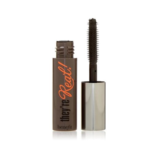 Benefit Cosmetics They 're Real Mascara Black Deluxe Travel Size Mini .10 Ounce Unboxed