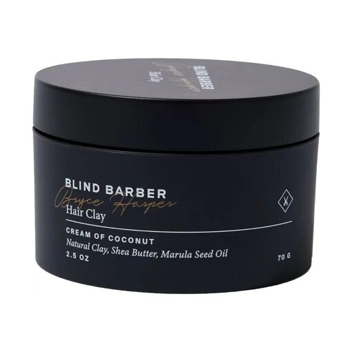 Blind Barber Bryce Harper Hair Clay for Men - Matte Clay Hair Product Men Can Use to Build Volume - Water-Based Hair Styling Clay with Strong to Medium Hold - Easy to Use ( 2.5 Oz )