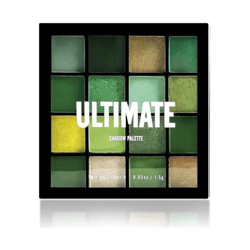 Boobeen Colorful Eyeshadow Palette Makeup-16 Colors, Matte and Glitter Eyeshadow, Bright Eyeshadow palettes, Blendable, Easy to Build Dramatic Glamour Looks ( Green )