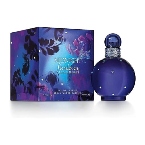 Britney Spears Women 's Perfume, Midnight Fantasy, Eau De Parfum EDP Spray for Women, 3.3 Fl Oz