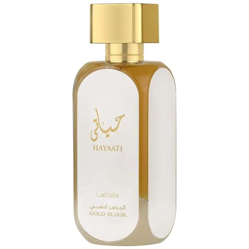 Lattafa Hayaati Gold Elixir Eau De Parfum Spray for Unisex, 3.4 Ounce