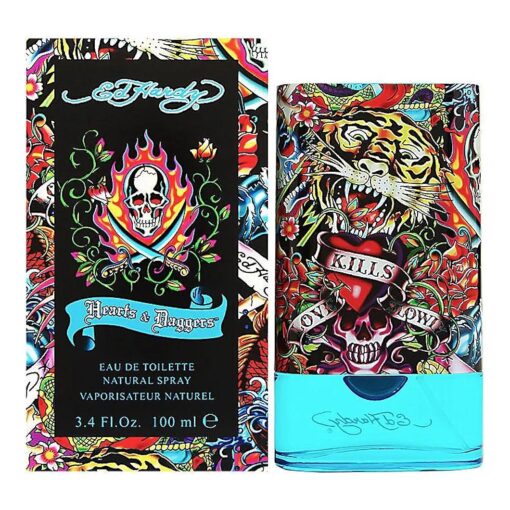 Ed Hardy Men 's Cologne Fragrance Spray, Hearts & Daggers, Eau De Toilette, 3.4 Fl Oz