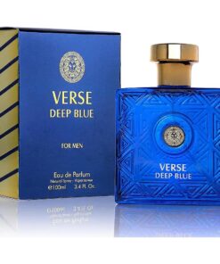 NovoGlow Verse Deep Blue, Eau de Parfum Spray Perfume, Fragrance For Men- Daywear, Casual Daily Cologne 3.4 Oz Bottle- Ideal EDP Beauty Gift for Birthday, Anniversary