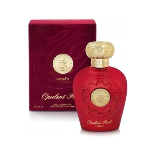 Lattafa Perfumes Opulent Red for Unisex Eau de Parfum Spray, 3.4 Ounce ( 137662 )