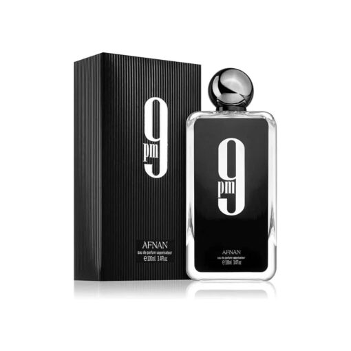 AFNAN 9 PM for Men Eau de Parfum Spray, 3.4 Ounce