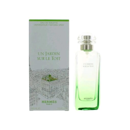 Hermes Un Jardin Sur Le Toit for Unisex Eau de Toilette Spray, 3.3 Ounce