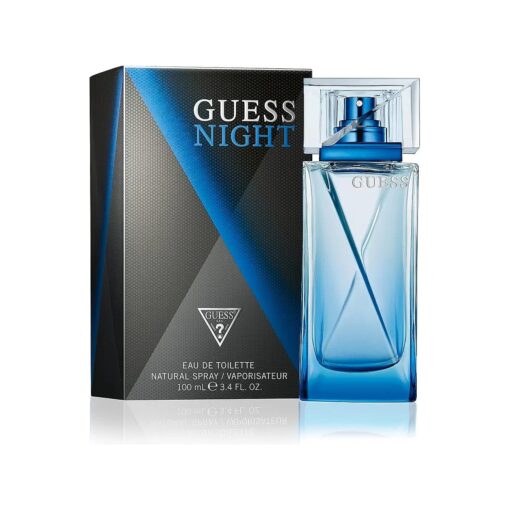 Guess Night Eau de Toilette Spray for Men, 3.4 Ounce