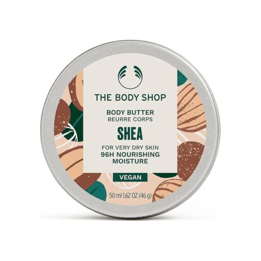 The Body Shop Shea Body Butter - Hydrating & Moisturizing Skincare for Very Dry Skin - Vegan - 1.62 oz