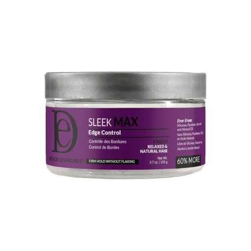 Design Essentials Sleek Max Edge Control, for Smooth All Day Hold and Style, 3.7oz .