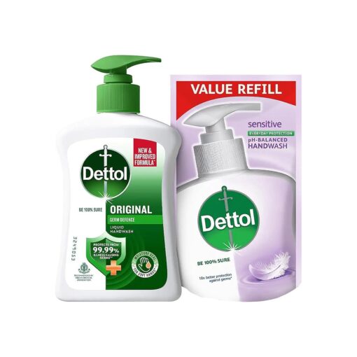 Dettol Liquid Handwash ( Original ) - 200 ml with Free Dettol Liquid Handwash Refill- 175 ml