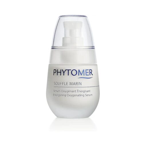 PHYTOMER Souffle Marin Energizing Face Serum | Oxygenating Anti Aging Serum for Face & Neck | Facial Cream Moisturizer Corrects Dull Skin | Protects & Hydrates | 30ml