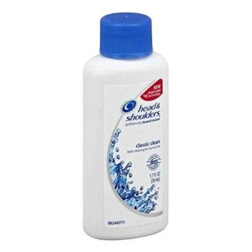 Head & Shoulders Classic Clean Dandruff Shampoo Travel Size 1.7z ( 4 Pack )