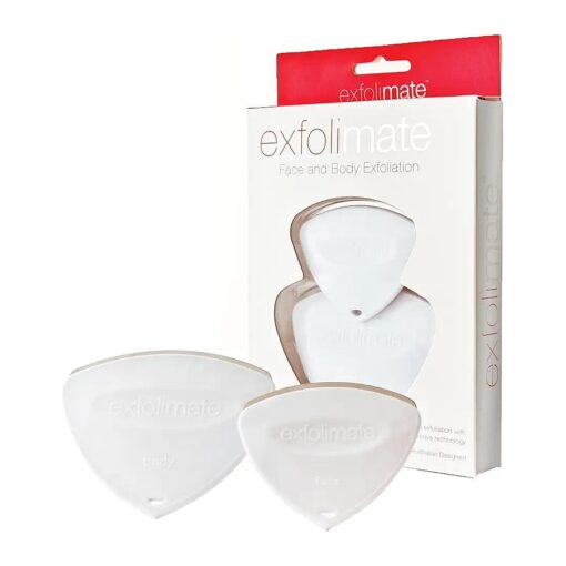 Exfolimate, 2 Piece Face and Body Exfoliation Tool Set - Remove blackheads, clear pores, freshen and revitalize skin .