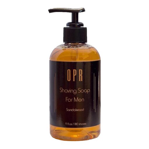 OPR 's Sandalwood Shave Soap is a Soothing Foam-Free Shaving Cream for Men that Gives Superior Lubrication, Leaves Skin Smooth, Smells Great, and Provides Up To 180 Shaves, No Shaving Soap Bowl Needed