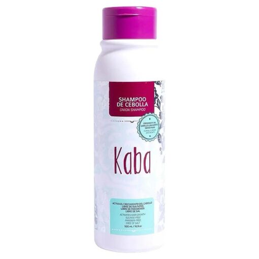 Kaba Red Onion Shampoo For Hair Growth & Hair Loss, No Onion Smell, Clinically Proven - 16.9 oz