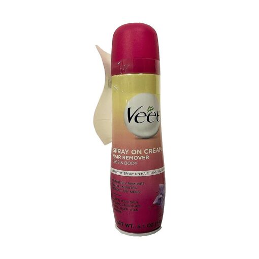 Veet Spray On Hair Removal Cream for Legs & Body, 5.1 Ounce