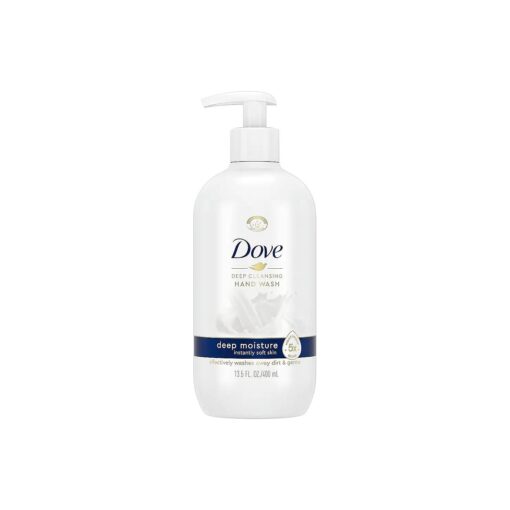 Dove Deep Moisture Hand Wash For Clean & Softer Hands Cleanser That Washes Away Dirt and Germs 13.5 oz