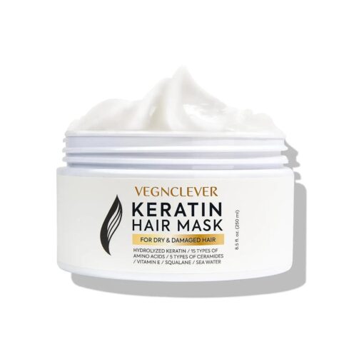 Keratin Hair Mask : Keratin Hair Treatment Mask, Deep Conditioning Hair Mask Treatment, Hair Deep Conditioner Mask for Damaged Dry Hair, Keratin Hair Mask for Fine, Curly and Straight Hair