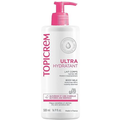 Topicrem ultra-moisturising body milk, 500 ml