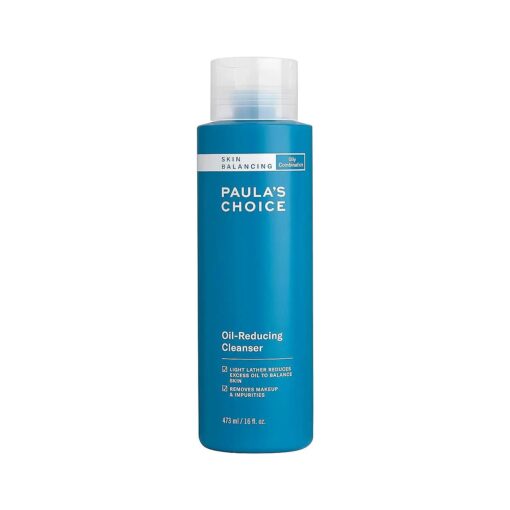 Paula 's Choice SKIN BALANCING Oil-Reducing Cleanser with Aloe, Face Wash for Oily Skin & Large Pores, 16 Ounce