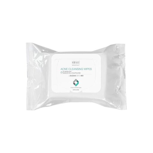 SUZANOBAGIMD On the Go Cleansing Wipes for Oily or Acne Prone Skin, 25 count