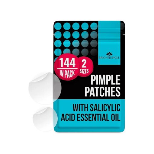 Pimple Patches for Face - Acne patches, Absorbing Cover, Invisible, Blemish Spot, Hydrocolloid, Facial Stickers, Two Sizes, Blends in with skin ( 144 ) ( Small )