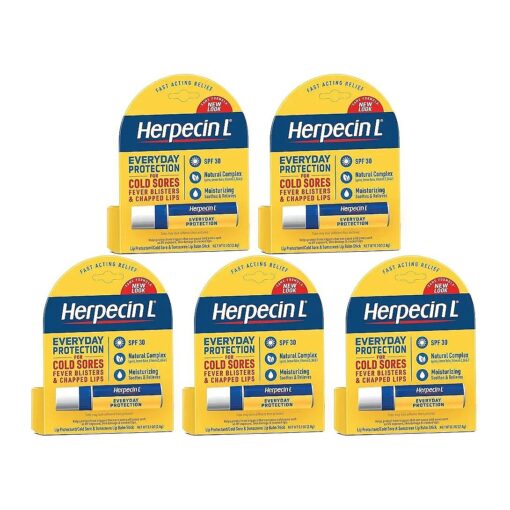 Herpecin L Real Relief from Real Medicine 0.1 Oz ( Pack of 5 )