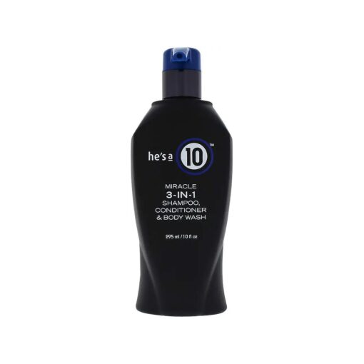 It 's a 10 Haircare He 's A Miracle 3-in-1 Shampoo, Conditioner and Body Wash, 10 fl Ounces