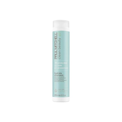 Paul Mitchell Clean Beauty Hydrate Shampoo, Replenishes Hair, Adds Moisture, For Dry Hair, 8.5 fl, oz .