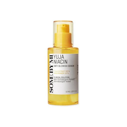 SOME BY MI Yuja Niacin Anti Blemish Serum - 1.69Oz, 50ml - 10 % Niacinamide and Vitamin C Serum for Face Brightening - Skin Pigmentation and Blemish Care for Dull-Looking Skin - Korean Skin Care