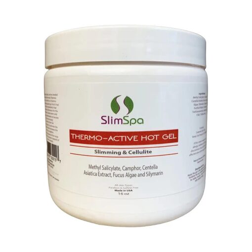 Slimming Hot Gel -16 Oz - Cellulite Treatment - Skin firming, Slimming - Fat burning to Reduce Inches, Cellulite - Excellent Slimming Cream for Size - GREAT Cellulite Cream for Dimples - Get RESULTS