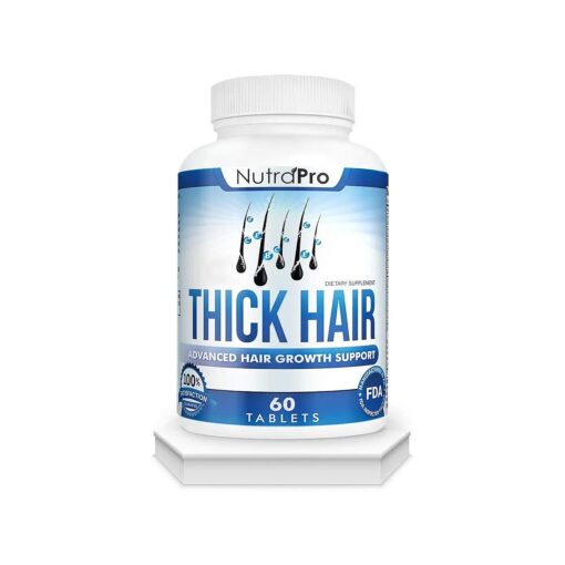 Thick Hair Growth Vitamins- Hair Growth Pills With DHT Blocker Stimulates Faster Hair Growth for Weak, Thinning Hair-Biotin Hair Supplements with Keratin & Collagen Helps Men & Women Grow Perfect Hair .