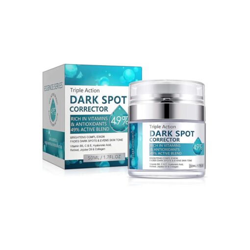 Dark Spot Corrector Cream for Face & Body, 1.7 Fl Oz, Melasma & Freckle Remover, Sensitive Skin, 30 SPF, Fresh Scent