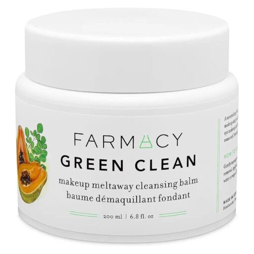 Farmacy Natural Cleansing Balm - Green Clean Makeup Remover Balm - Effortlessly Removes Makeup & SPF - 200ml Makeup Cleansing Balm