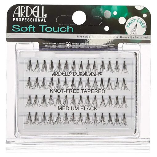 Ardell Soft Touch Knot-Free Eyelash, Black, Medium