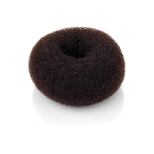 Beaute Galleria Hair Donut Bun Maker Ring Style Mesh Chignon Ballet Sock Bun ( X-Large, Brown )