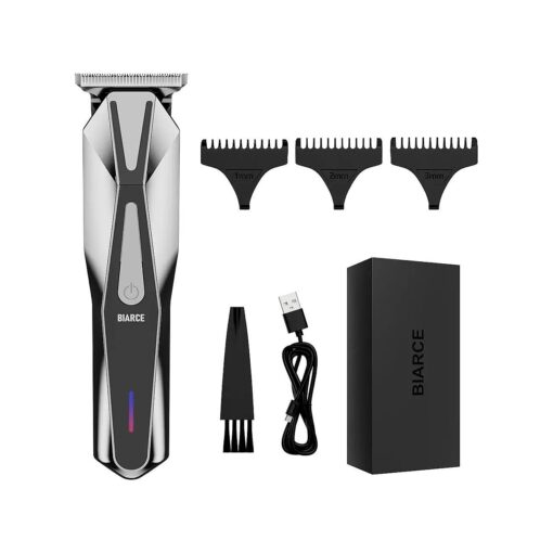 Beard Trimmer for Men Adjustable Electric Body Hair Trimmer for Men Hair Clippers Cordless Rechargeable Hair Trimmers for Home Use, Black ...