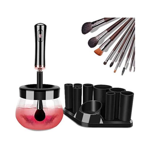 Makeup Brush Cleaner Dryer, Neeyer Super-Fast Electric Brush Cleaner Machine Automatic Brush Cleaner Spinner Makeup Brush Tools