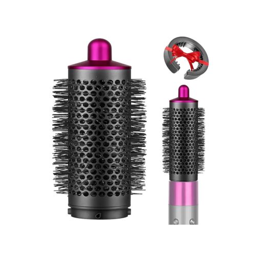 Round Volumizing Brush Rose and Filter Cleaning Brush for Dyson Airwrap Hair Styler Limp Flat Hair Volumizer Attachment Tool, Part No, 969489-01 970750-01