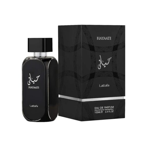 Lattafa Perfumes Hayaati Eau de Parfum Spray for Men, 3.4 Ounce