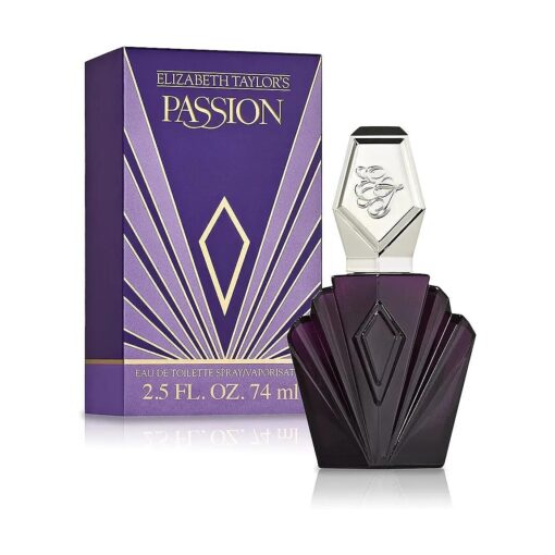 Elizabeth Taylor Women 's Perfume, Passion, Eau De Toilette EDT Spray, 2.5 Fl Oz