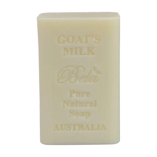 Bela Bath & Beauty, Bela Pure Embossed Soap Bar, Goat 's Milk, With Shea Butter and Essential Oils, 6.5 oz