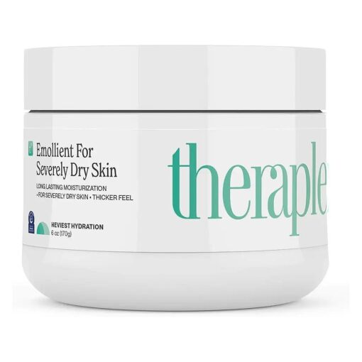 THERAPLEX Emollient Cream for Dry Skin - No Parabens or Preservatives, Noncomedogenic, Fragrance-free, Dermatologist Recommended - Long-lasting Moisturizing Cream and Heaviest Hydration ( 6 Oz )