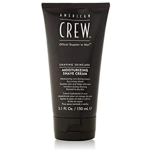 American Crew Shave Cream for Men, Moisturizing Shave Cream, 5.1 Fl Oz