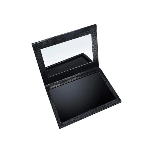 Magnetic Palette Empty Makeup Palette with Mirror for Eyeshadow Lipstick Blush Powder ( Black )