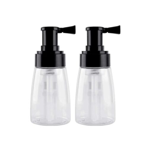 2 Pieces Barber Powder Spray Bottle, Empty Powder Travel Cosmetics Blower, Refillable Hair Fiber Applicator for Hair Salon, Home, Beauty ( 140ml+140ml )