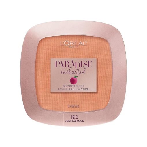 L'Oreal Paris Cosmetics Paradise Enchanted Fruit-Scented Blush Makeup, Just Curious, 0.31 Ounce