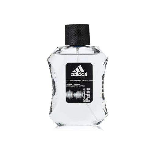 Dynamic Pulse Eau De Toilette Spray by Adidas, Developed with Athletes for Men, 3.4 Ounce