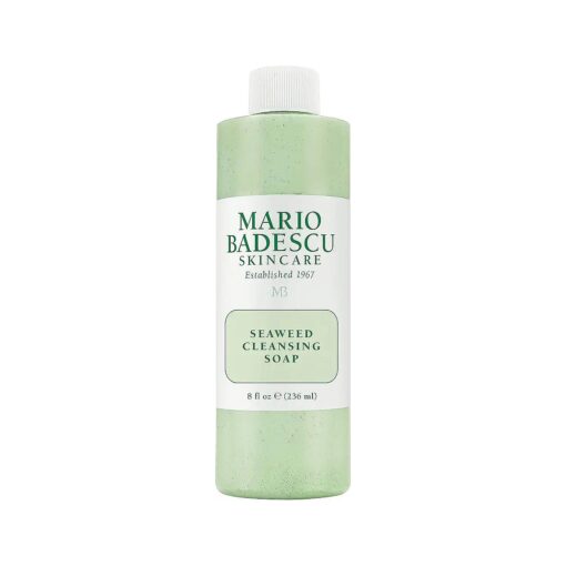 Mario Badescu Seaweed Cleansing Soap for All Skin Types |Creamy Cleanser that Gently Exfoliates |Formulated with Seaweed Grains & Bladderwrack Extract